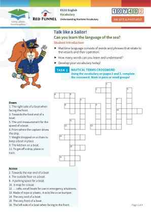 Click to view Resource 107492 Talk Like a Sailor! Understanding Maritime Terminology