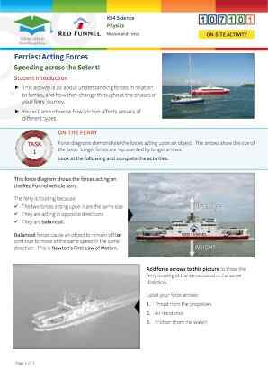 Click to view Resource 107101 Ferries: Acting Forces! 