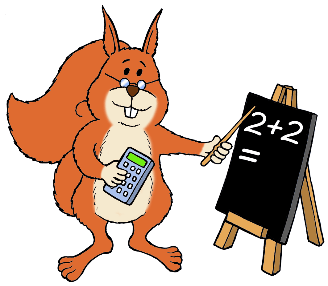 ED Squirrel doing maths